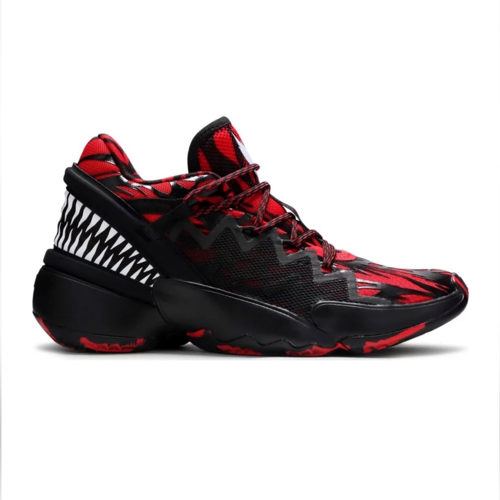 RESERVED Adidas Marvel x D.O.N. Issue #2 J 'Venom Carnage' Basketball Shoes.